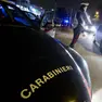 Un posto di controllo dei carabinieri in una foto di archivio