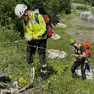 Un intervento del Soccorso alpino (foto d'archivio)