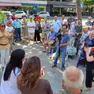 La protesta contro il porta a porta dei residenti della Sacra Famiglia di Padova