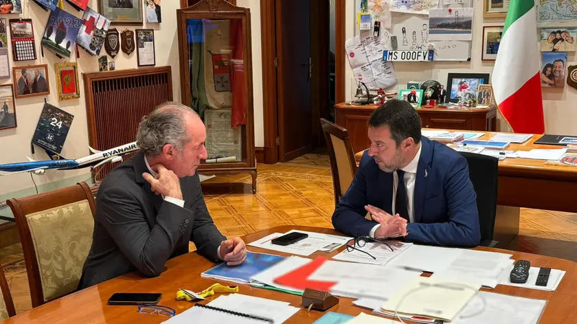 Luca Zaia e Matteo Salvini