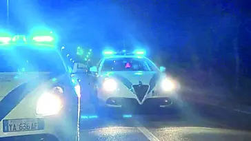 Le auto di servizio della polizia locale