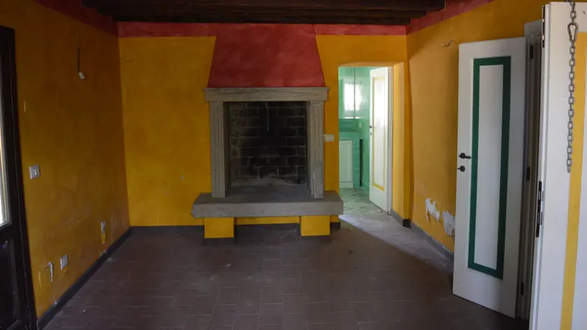 Gli interni della villa di Galan