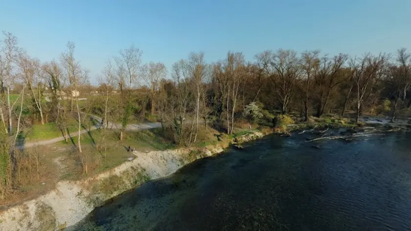 Le spiagge di San Giorgio in Brenta, frazione di Fontaniva, dove è avvenuto il salvataggio