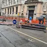 Un cantiere del tram a Padova
