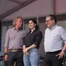 La segretaria del Pd Elly Schlein con Giovanni Manildo