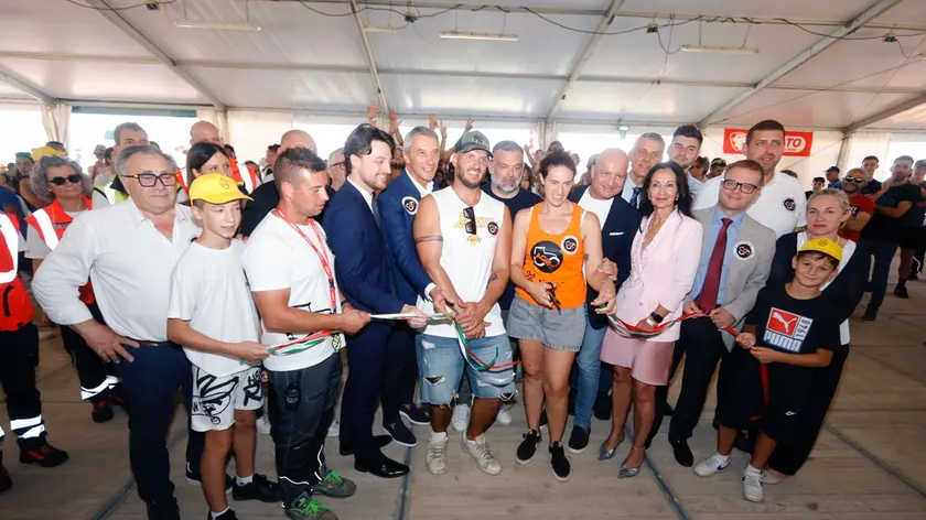 Gli esponenti del centrodestra veneto all'Agrishow