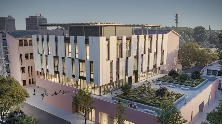 Il rendering del nuovo edificio di Ingegneria tra via Gradenigo e via Ognissanti