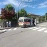 La scena dell'incidente a Noventa Padovana