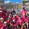 Ragazzi e ragazze della Diocesi di Padova a Roma dov'è in corso il Giubileo dei giovani