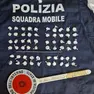 La droga sequestrata allo straniero