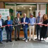 Flavio Zanonato all'inaugurazione della bottega del credito