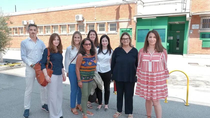 La delegazione in visita al carcere Due Palazzi di Padova