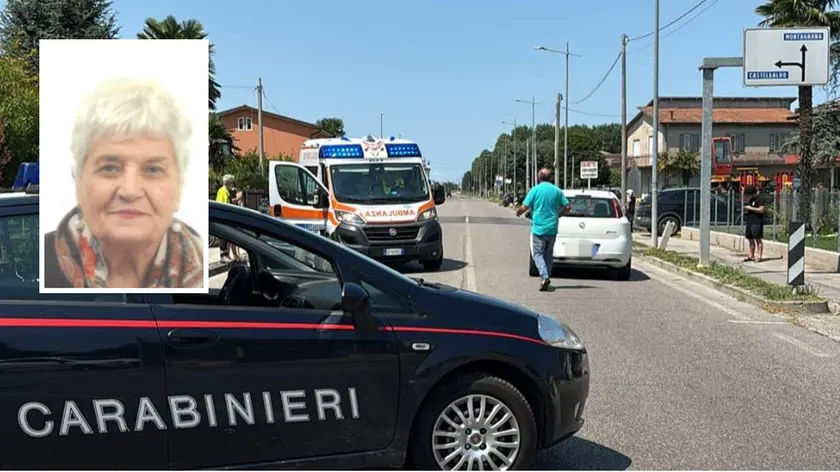 Il luogo della tragedia e la vittima