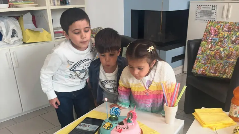 I bambini arrivati a Padova dalla Striscia di Gaza