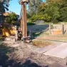 Il cantiere di deviazione dell’acqua non autorizzato