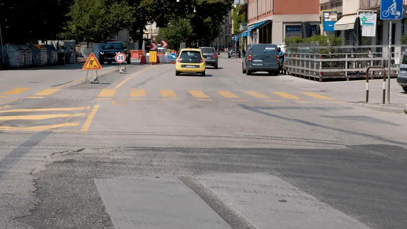 Qui in via Falloppio apriranno i nuovi cantieri del tram