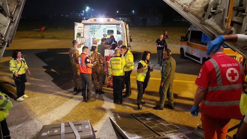 L'arrivo in Italia dei bambini Palestinesi