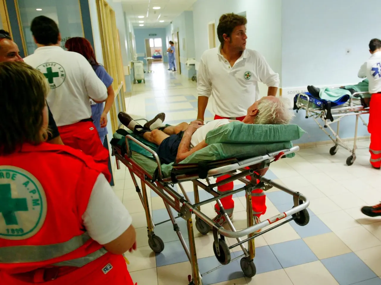 Un anziano soccorso per un malore dovuto dal caldo