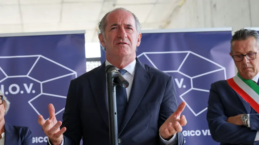Il presidente Luca Zaia