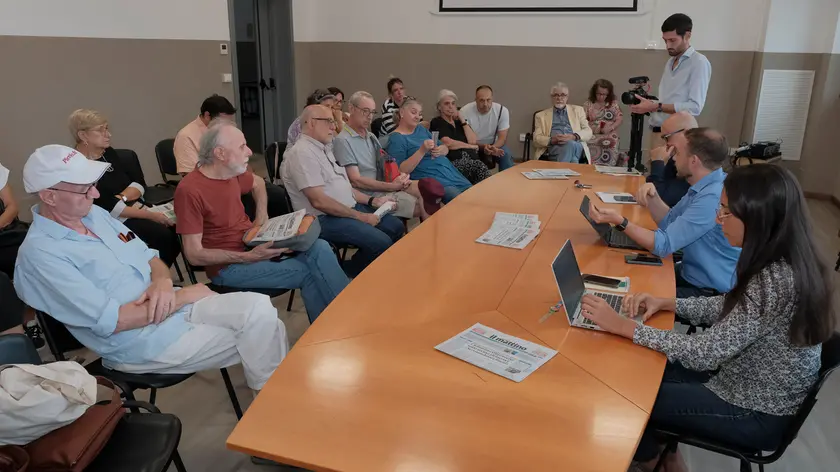 I residenti dell'Arcella con i redattori del Mattino di Padova