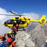 Un intervento di soccorso alpino