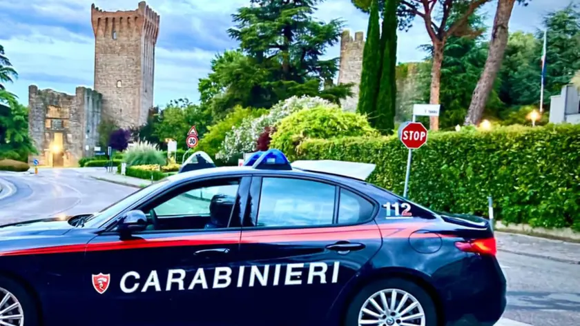 L'intervento dei Carabinieri di Este
