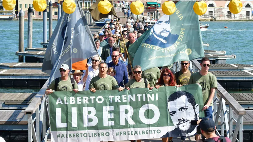 Mobilitazione per liberare Alberto Trentini