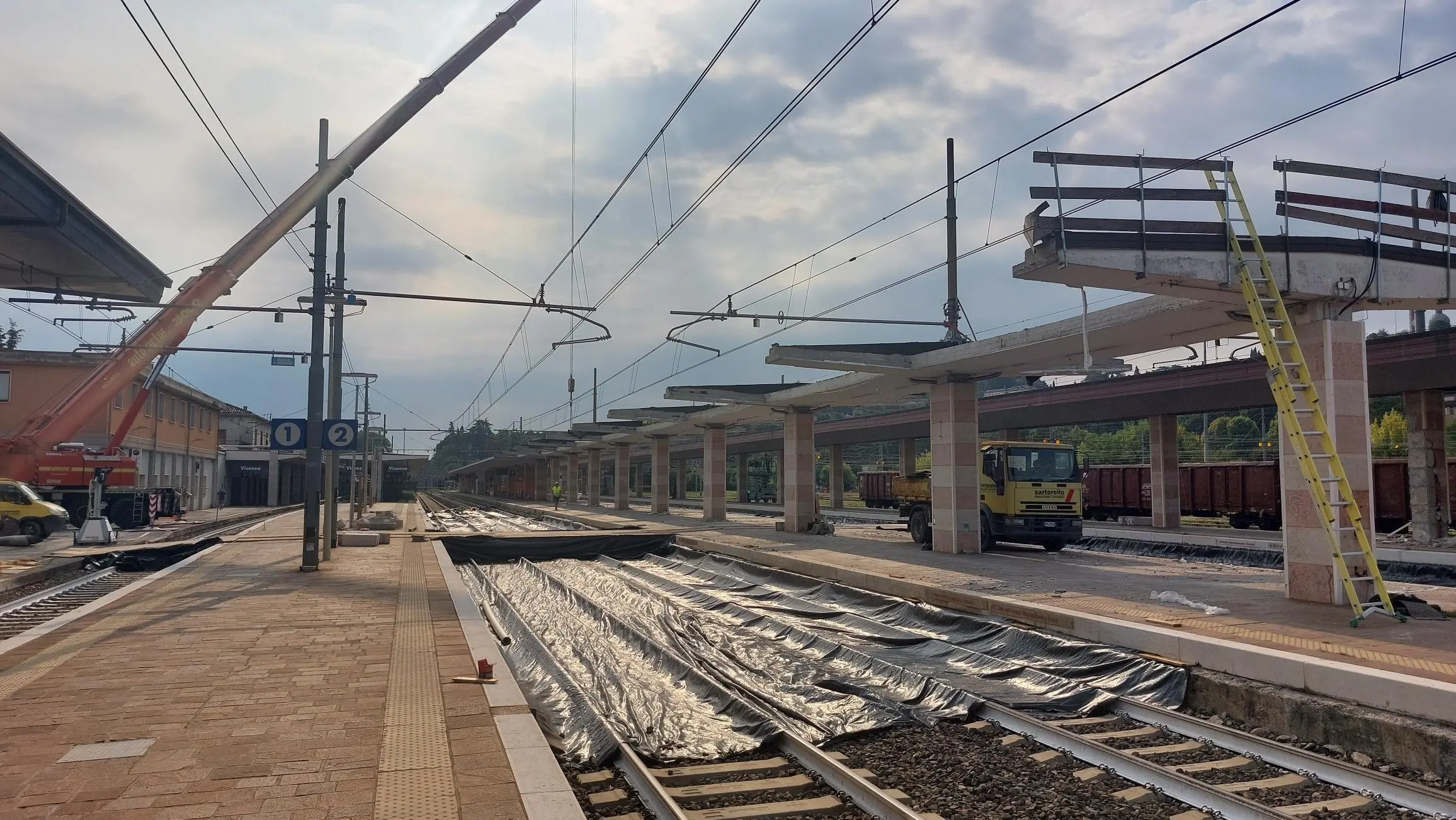 Cantieri ferroviari a Vicenza