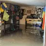 Un garage sott'acqua dopo l'ondata di maltempo dei giorni scorsi