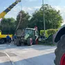 Il trattore fuori strada sulla regionale 307