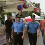 Carabinieri in pattugliamento durante la sagra