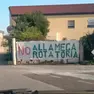 La protesta contro la rotonda