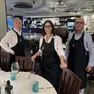Ilenia Faggin, nuova ristoratrice alla guida dello Zafferano con Gian Luca e Matteo Gomiero