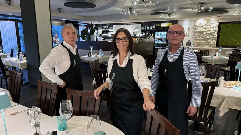 Ilenia Faggin, nuova ristoratrice alla guida dello Zafferano con Gian Luca e Matteo Gomiero