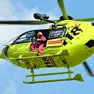 A Grado è intervenuto ieri anche l’elicottero del 118 per prestare soccorso alla bambina