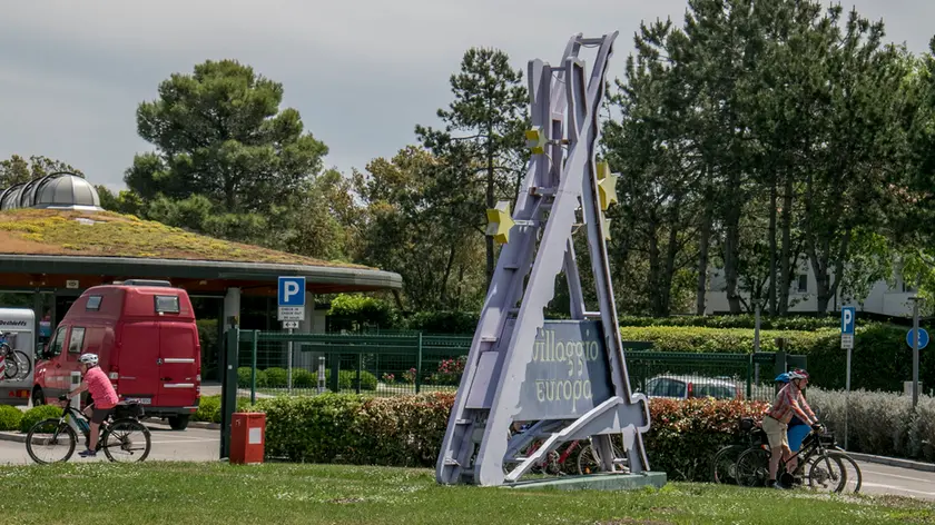 L’ingresso del Camping Europa a Grado (Bonaventura)