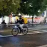 I rider sfrecciano sul Liston a Padova