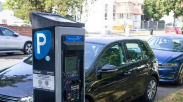 Uno dei parcometri installati a Jesolo