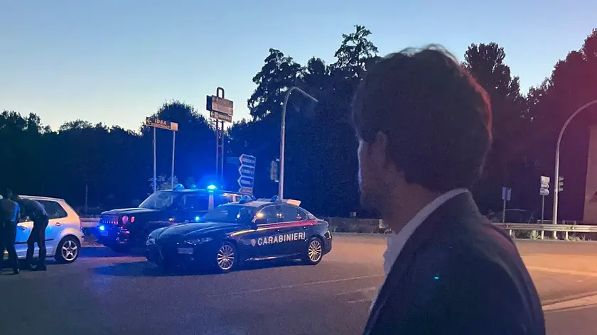 Alberto Stefani e l'intervento dei carabinieri
