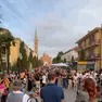 La manifestazione all'Arcella