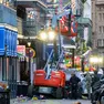 Una immagine dell'attentato a New Orleans dello scorso primo gennaio, che ha causato 15 morti (foto Afp)