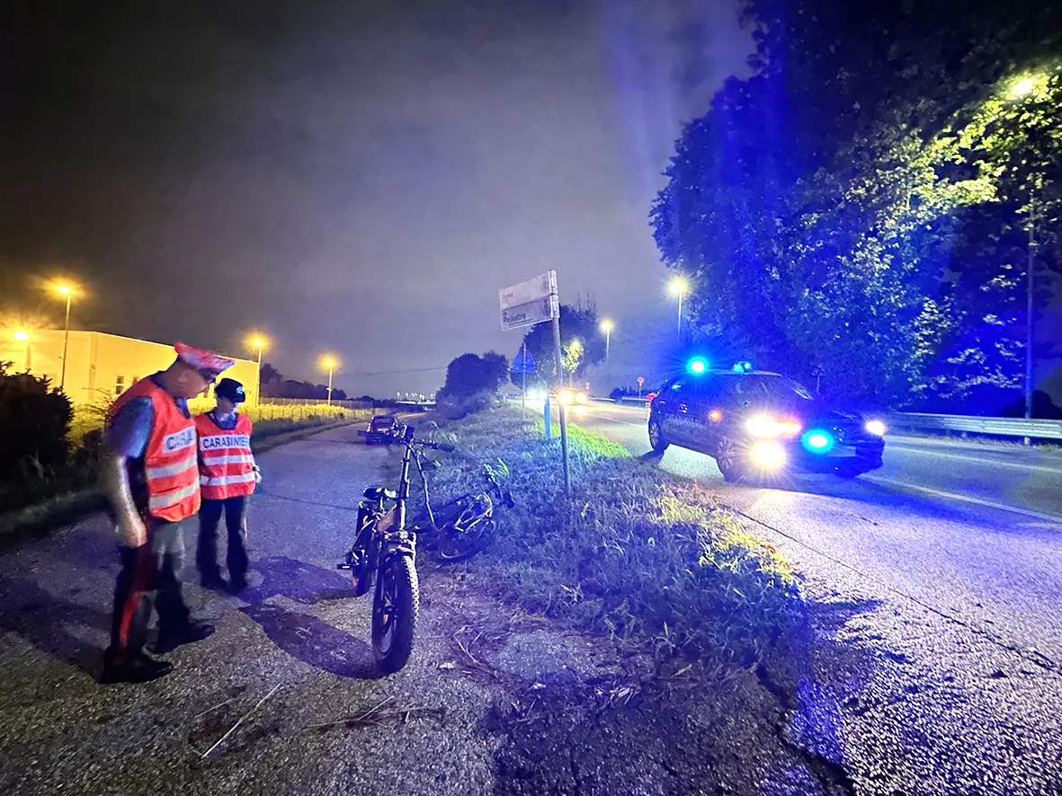 Il luogo dell'incidente (foto Piran)
