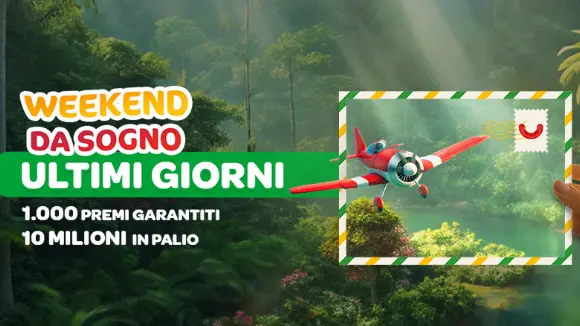 Stanno per scadere i termini per la riscossione dei premi di Weekend da Sogno