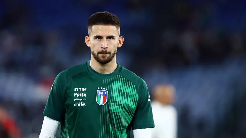 Vicario con la maglia della Nazionale