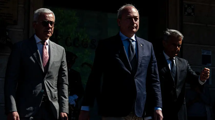 Da sinistra: il prefetto Giuseppe Forlenza, il sottosegretario Andrea Ostellari e il questore Marco Odorisio