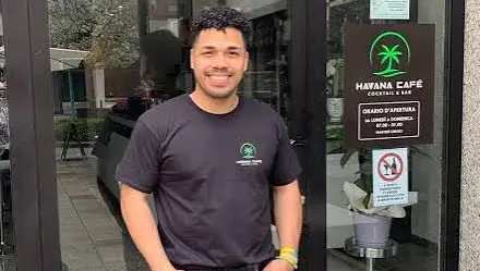 Angelo Alvarez Lopez, titolare del bar Havana di Montegrotto