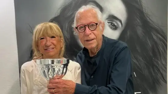 Deanna Dal Sillaro con il marito Vinicio
