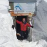 Carlo Budel quando gestiva Capanna Punta Penia in Marmolada