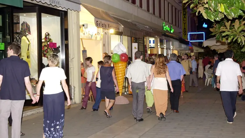 Turisti in centro ad Abano