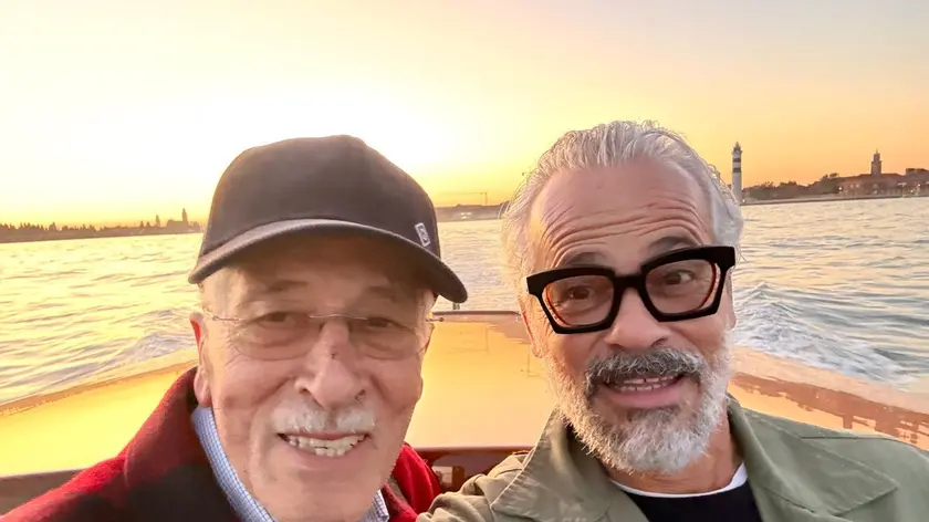 Enzo Botter con il figlio Alessandro